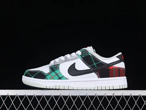 All Categories Nk SB Dunk Series Nk SB Dunk Low Low-top sneakers Pure original version Nk Dunk Low "Plaid" British style SB smashing backboard fashion casual sneakers DV0827-100